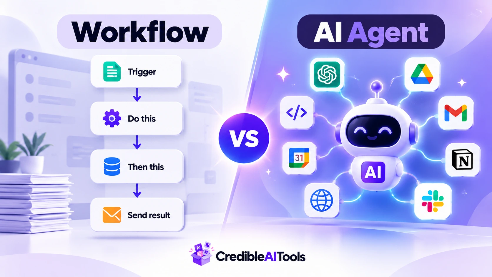 AI agents vs workflow automation explained